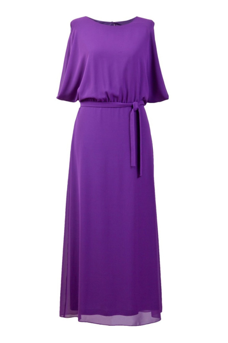 długa fioletowa sukienka Vito Vergelis