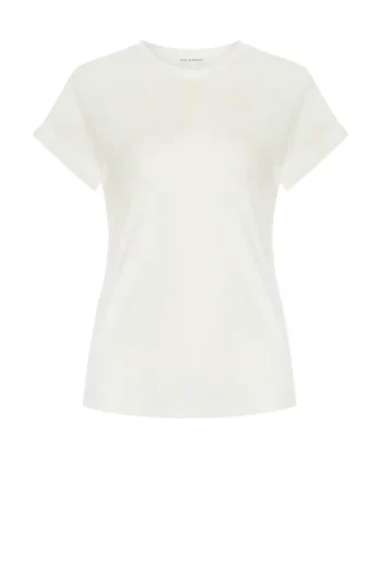 biała bluzka damska dresowy T-shirt micromodal polska marka Vito Vergelis