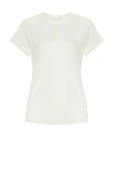 biała bluzka damska dresowy T-shirt micromodal polska marka Vito Vergelis