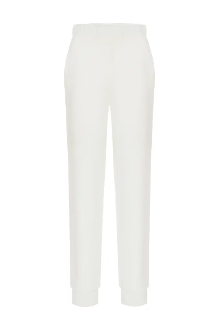 spodnie dresowe damskie microcmodal białe polska marka Vito Vergelis