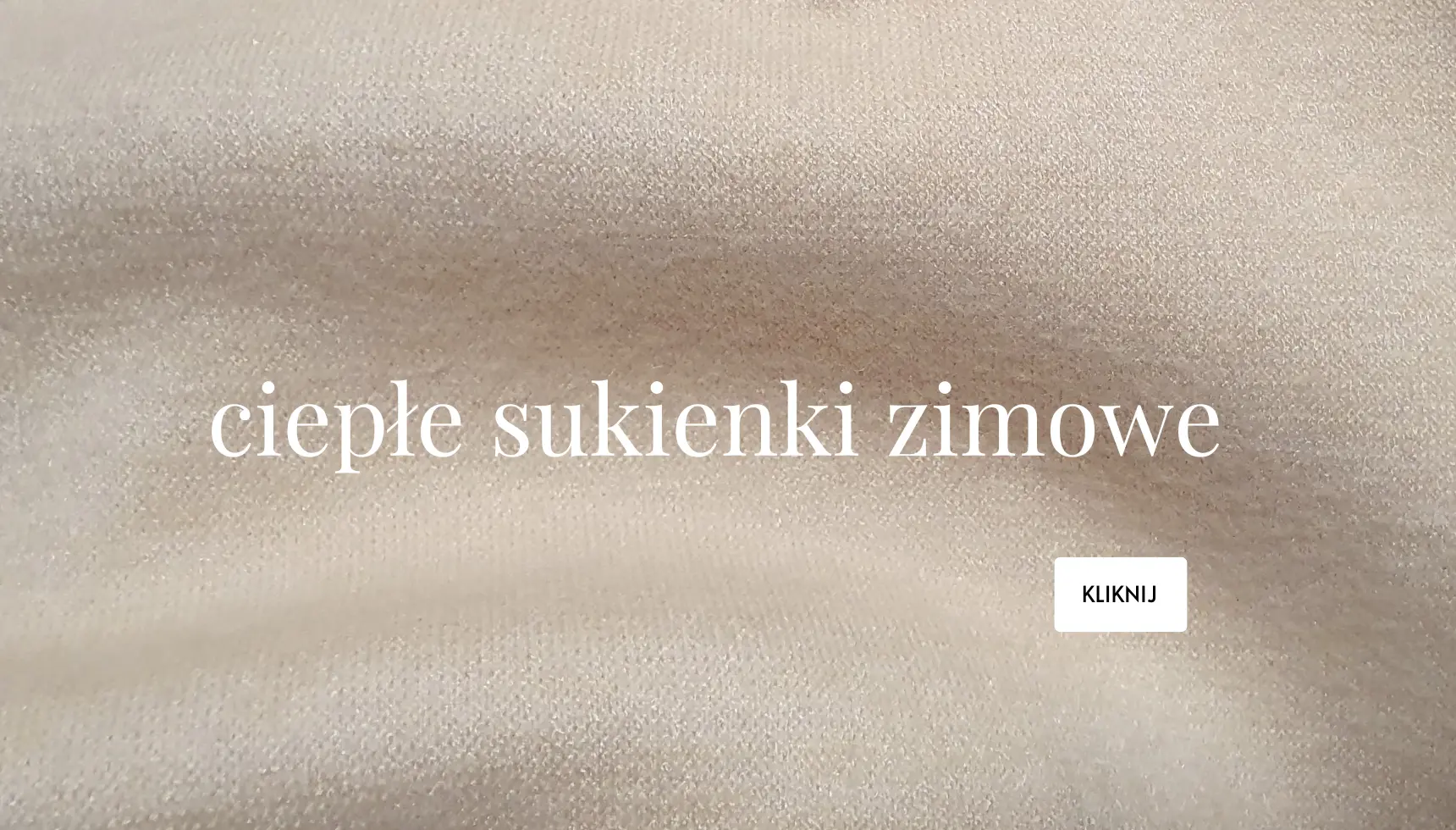 ciepłe sukienki zimowe polska marka Vito Vergelis moda damska zima 2024