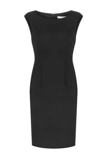 czarna sukienka ołówkowa polska marka Vito Vergelis elegancka mała czarna plus size