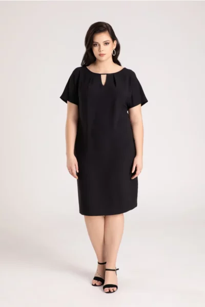 Czarna sukienka oversize