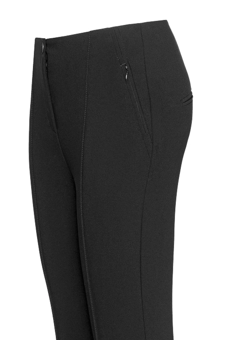 czarne spodnie damskie elastyczne w kant do pracy polska marka Vito Verhelis