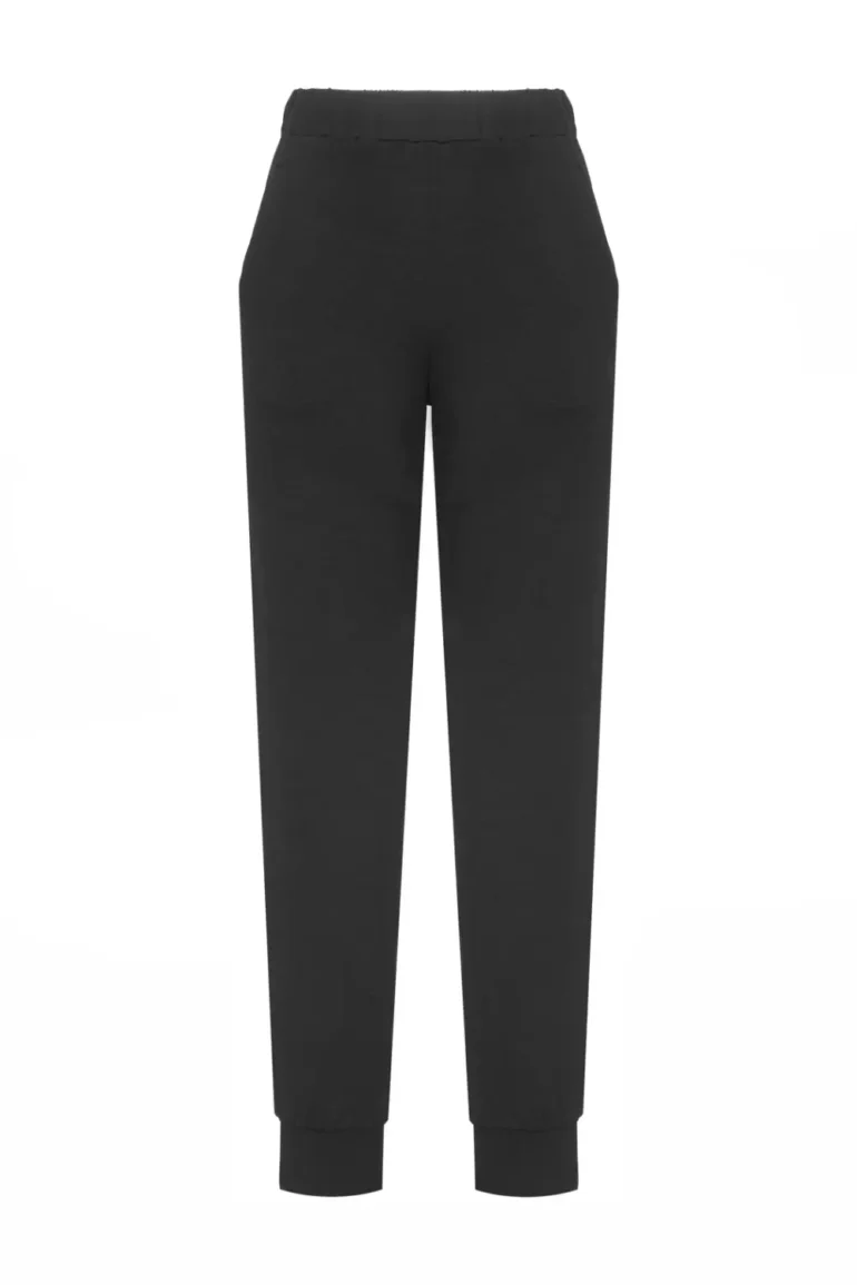 czarne spodnie damskie dresowe micromodal polski dres marka Vito Vergelis