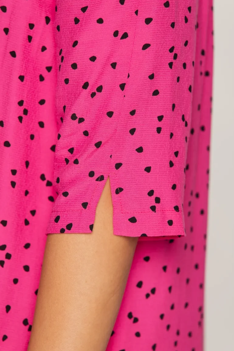 różowa sukienka z wiskozy 100% polska marka lato 2023