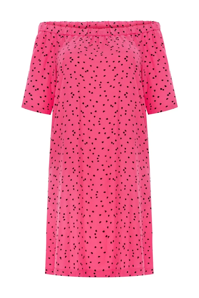 różowa sukienka hiszpanka z wiskozy 100% lato 2022