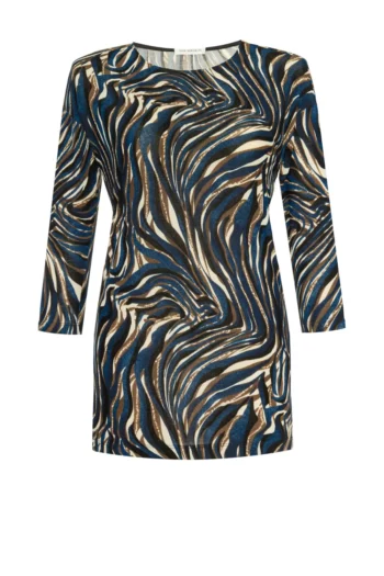 tunika swetrowa w zwierzęce wzory polska marka Vito Vergelis