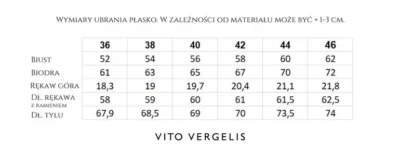 Czarna kurtka dwuczęściowa