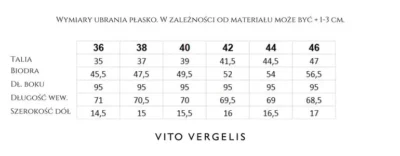 Biało-czarne spodnie z lampasem