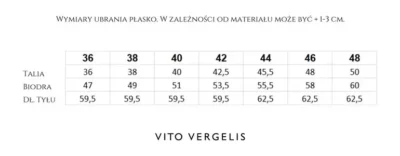 Czarna klasyczna spódnica