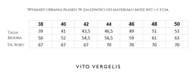 Szara spódnica do pracy