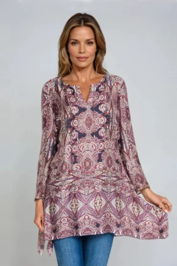 tunika z orientalnym wzorem boho marki Vito Vergelis