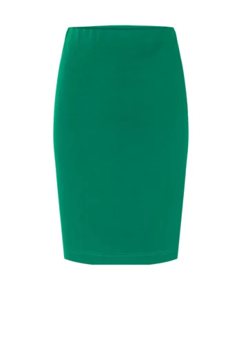 Dzianinowa spódnica ołówkowa w kolorze zielonym marki Vito Vergelis